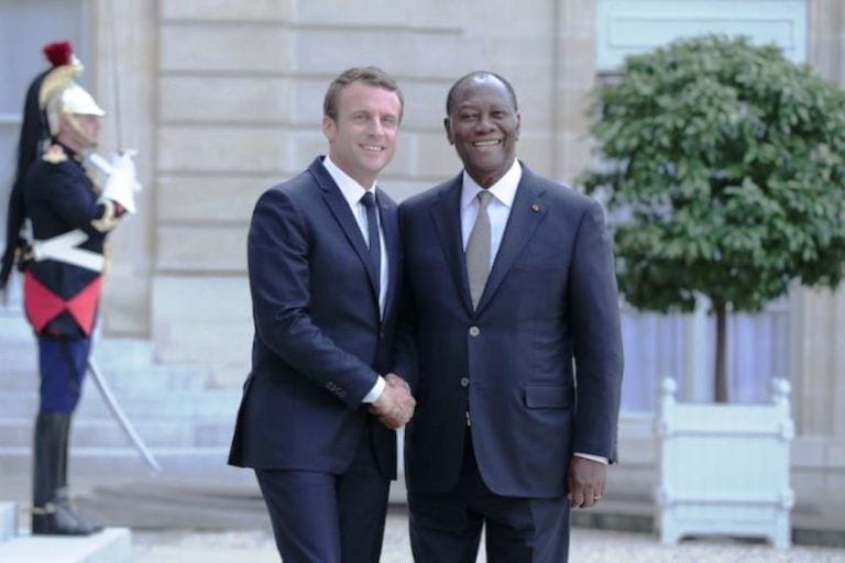Macron Ouattara Elysée