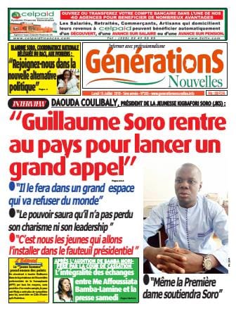 Générations Nouvelles du 15 juillet 2019