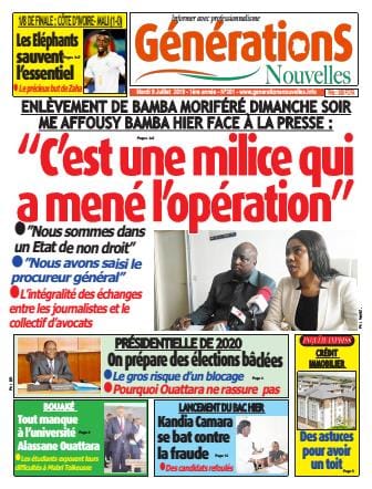 Générations Nouvelles du 9 juillet 2019