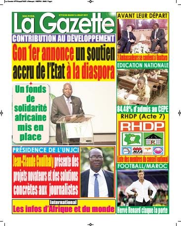 La Gazette du 16 juillet 2019