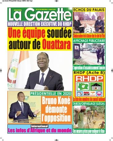 La Gazette du 17 juillet 2019