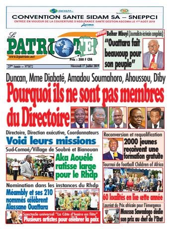 Le Patriote du 17 juillet 2019