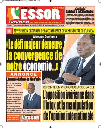 L'Essor du 15 juillet 2019