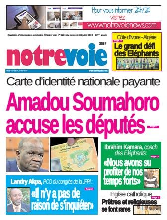 Notre Voie du 10 juillet 2019