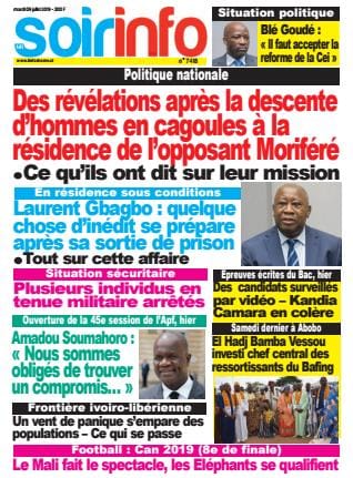 Soir Info du 9 juillet 2019