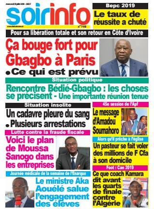 Soir Info du 10 juillet 2019