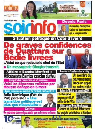 Soir Info du 15 juillet 2019