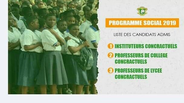 Résultats du concours de recrutement des enseignants contractuels: voici la liste des admis