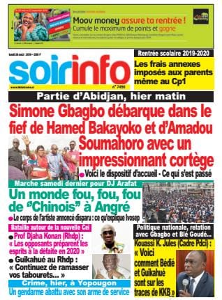 Soir Info du 26 août 2019