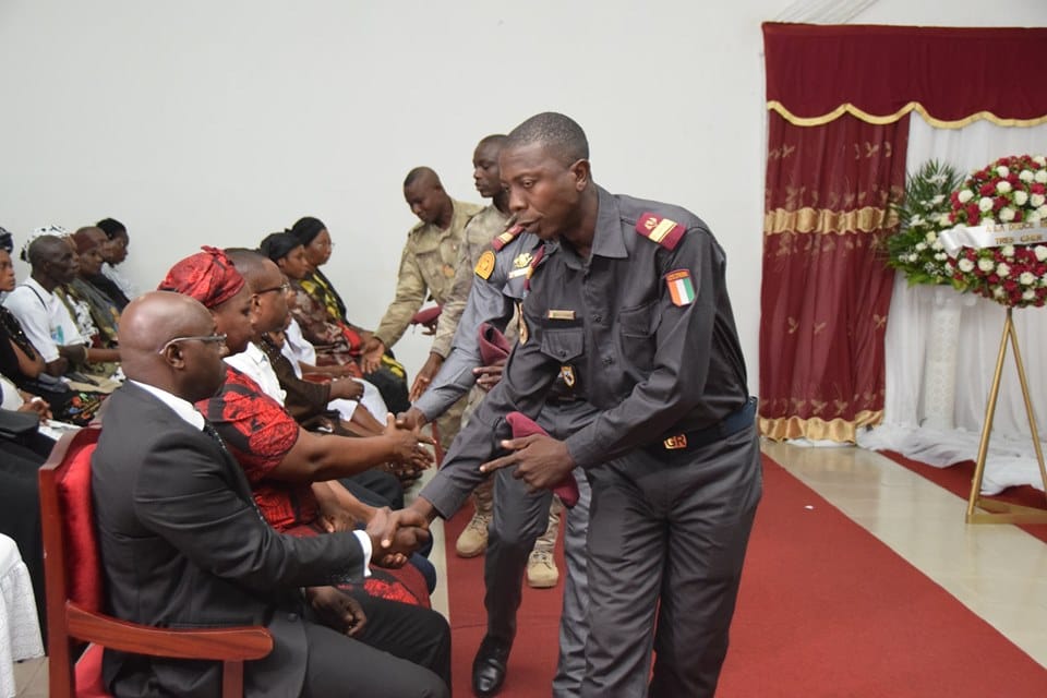 levée de corps de MDL Tiekou Anderson tué à Yopougon par des "Gnambros"