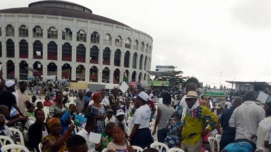 Côte d’Ivoire: voici les premières images du meeting FPI et PDCI ce 14 septembre au Parc des sports