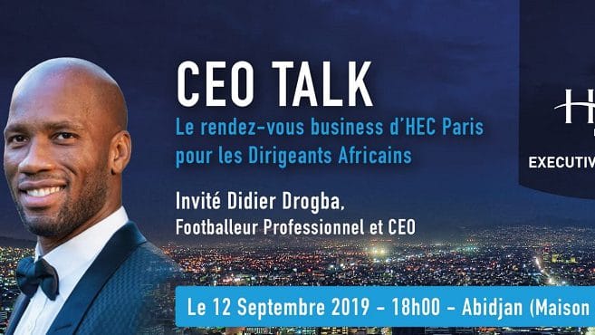 Du foot aux affaires, HEC Paris reçoit Didier Drogba, l’entrepreneur