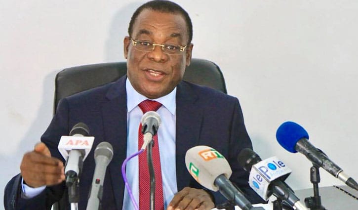 Affi N'Guessan, président du FPI