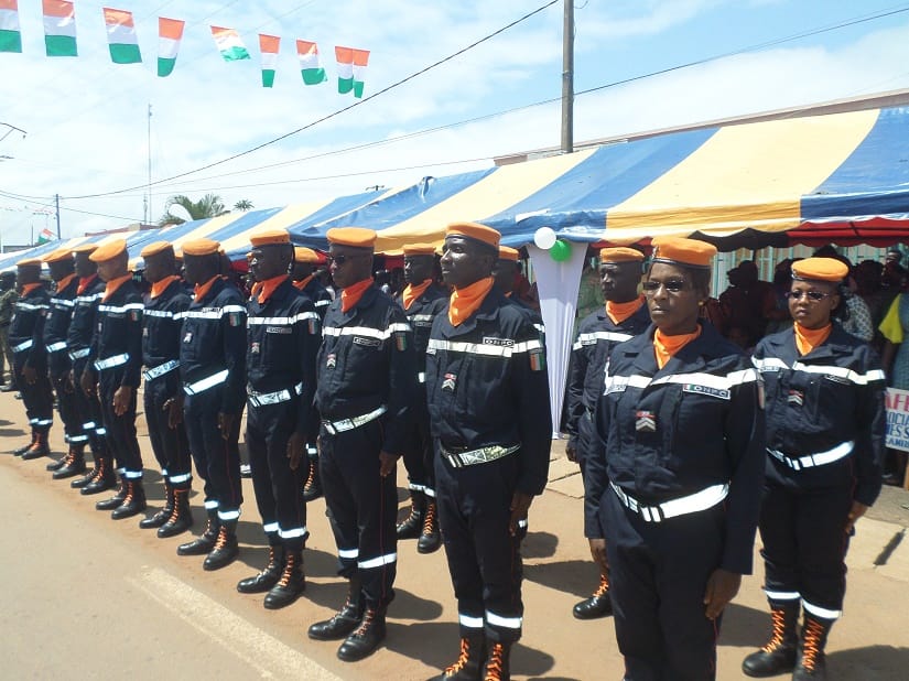 Le général Diomandé inaugure le centre de secours d’urgence de Toumodi