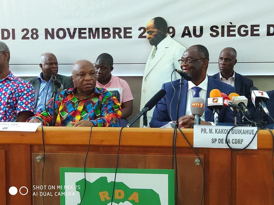 URGENT: le meeting PDCI-FPI du samedi 21 décembre 2019 à Port-Bouet est reporté