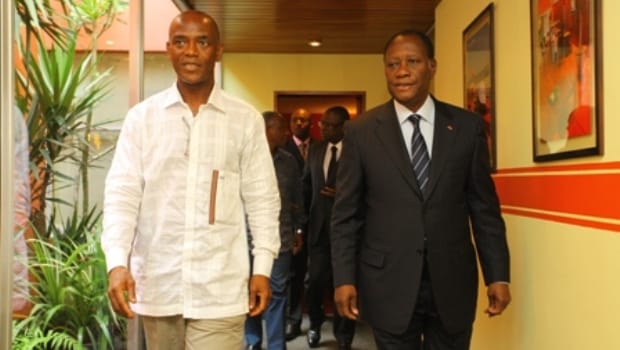 Mamadou Koulibaly Ouattara au Golf en 2011
