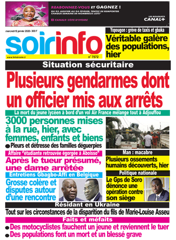 Titrologie 15 janvier 2020