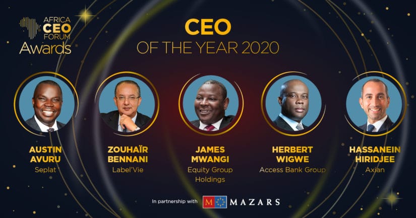 Africa Ceo Forum 2020 : 26 personnalités en lice pour 5 prix