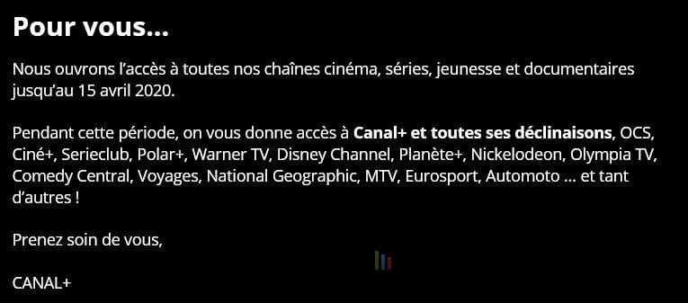 Coronavirus : Canal+ offre 1 mois gratuit en Côte d'Ivoire