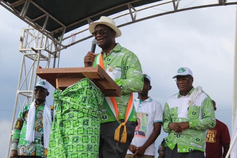 Guikahué au meeting de l’opposition à Yamoussoukro : « le président Ouattara est forclos »