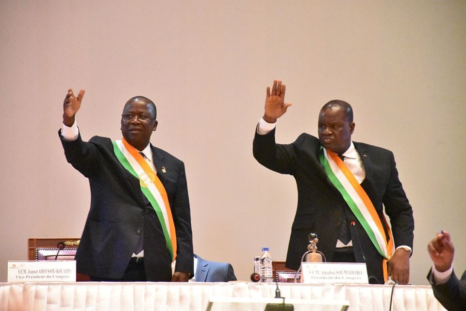 Modification de la Constitution : Jeannot Ahoussou et Amadou Soumahoro ont fait le boulot