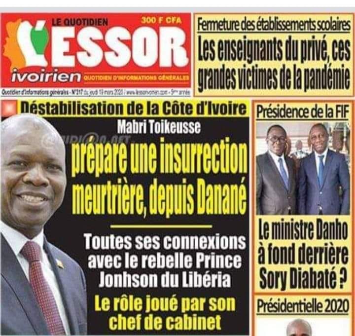 Après Soro, Mabri dans le collimateur du RHDP