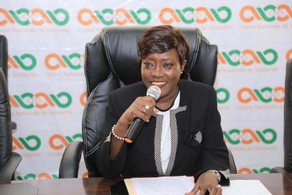 La ministre de l'Éducation nationale, Mariatou Koné