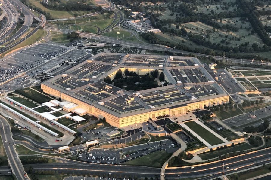 Photo d'archive duLe Pentagone à Washington, aux Etats-Unis.