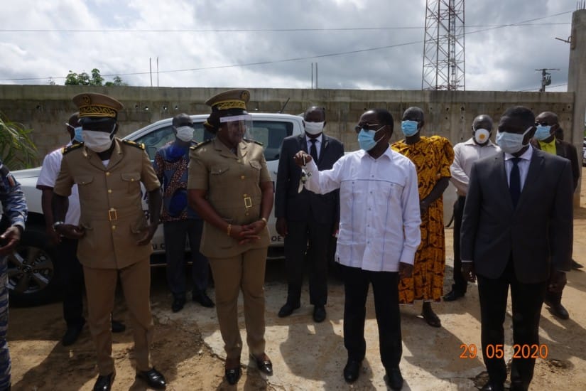 La brigade de gendarmerie de Maféré dotée d’un nouveau véhicule – Actualité ivoirienne 31/05/2020