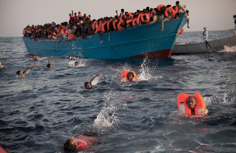 Migration clandestine : 76 réfugiés interceptés en mer Méditerranée