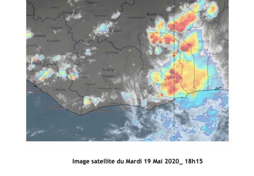 Alerte météorologique : la Côte d’Ivoire sera touchée par de fortes pluies ce 19 mai 2020