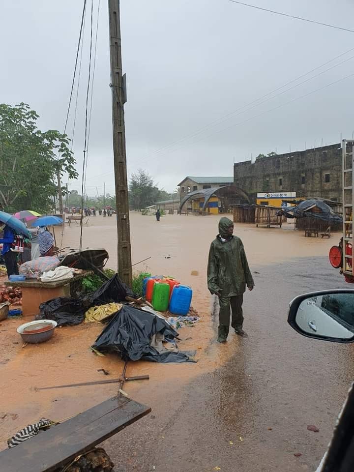 Pluies à Azaguié : la voie Adzopé-Abidjan coupée