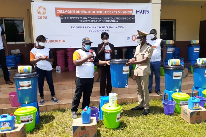 Covid-19: L’Ong Care offre Kits sanitaires aux services publics et populations de Guibéroua – Actualité ivoirienne 05/06/2020