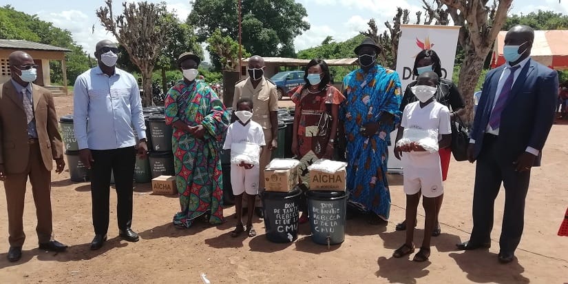 COVID-19: L’association Diabo Ville émergente fait don de kits d’hygiène aux établissements scolaires du département de Botro – Actualité ivoirienne 16/06/2020