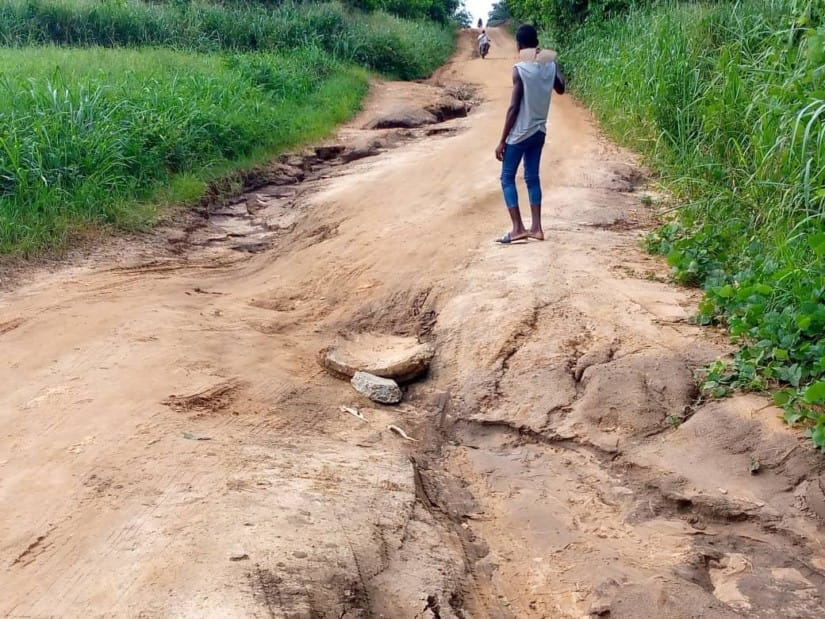 Le tronçon de Montézo- Oghlwapo dans un état de dégradation – Actualité ivoirienne 18/06/2020