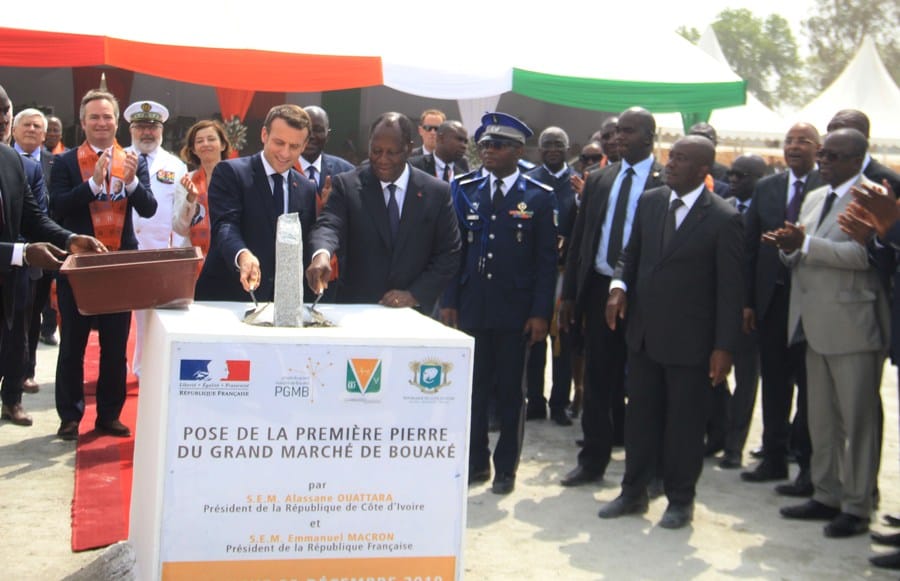 Début des travaux de reconstruction du grand marché de Bouaké