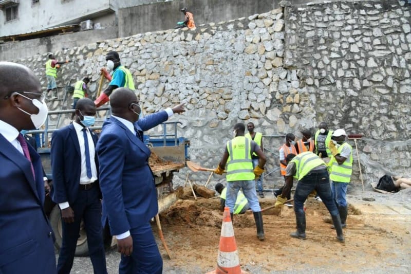 Amédé Kouakou fait l’état des dégâts suite aux dernières pluies sur le réseau routier d’Abidjan – Actualité ivoirienne 07/07/2020