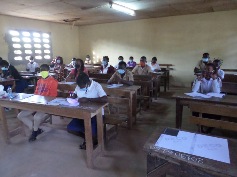 Baccalauréat session 2020: Bon fonctionnement du dispositif sanitaire dans les centres d’examen à San-Pedro   – Actualité ivoirienne 28/07/2020