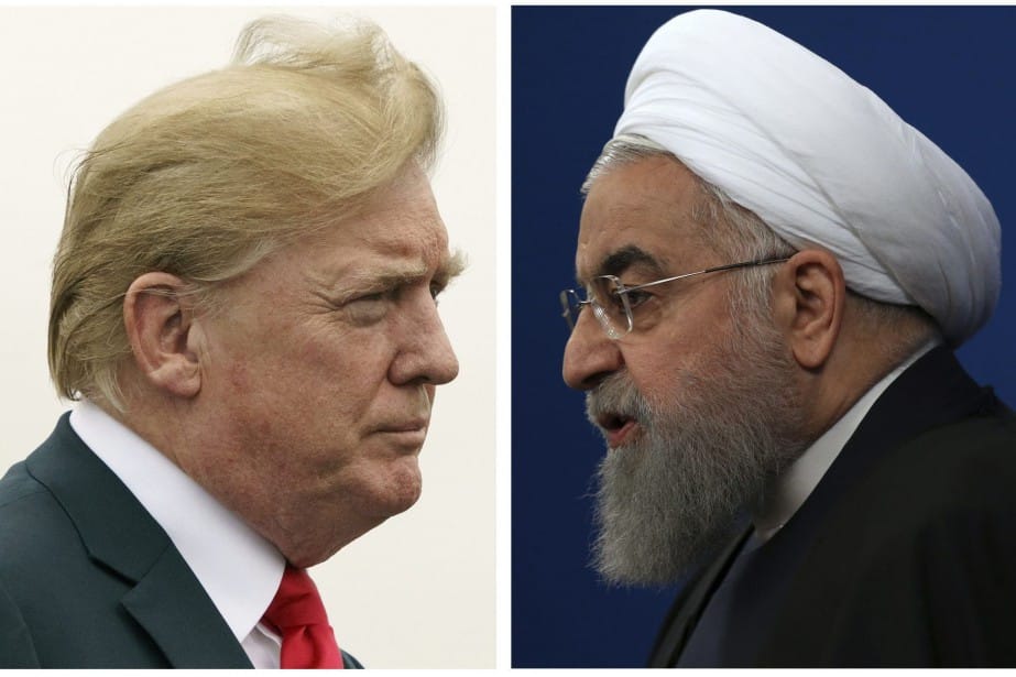 Hassan Rohani, Président d'Iran et Donald Trump, Président Américain