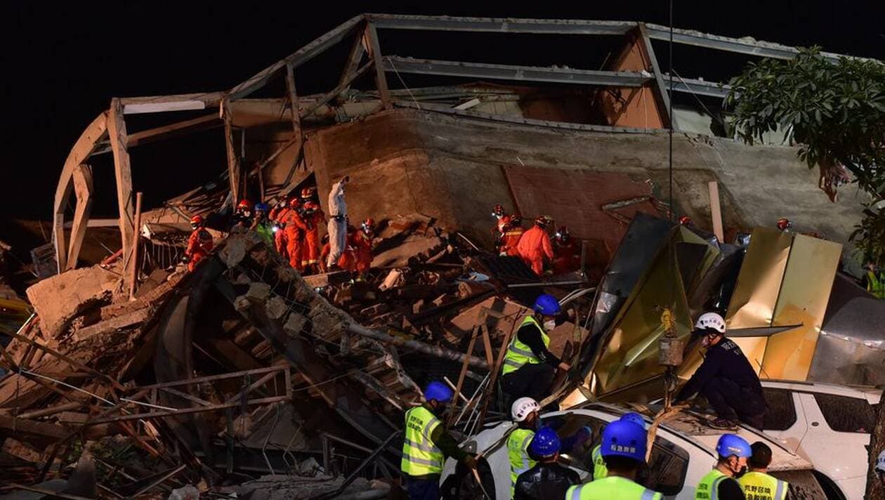 Chine : l’effondrement d’un restaurant fait deux morts