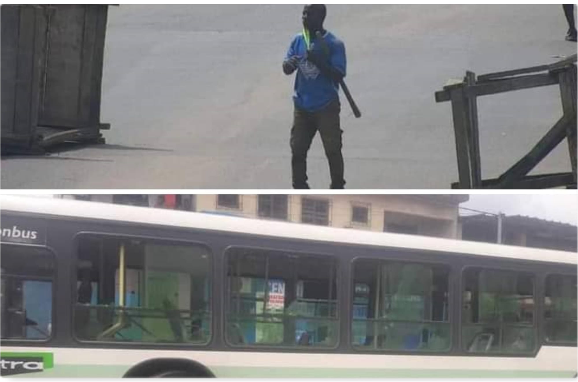 Destruction des autobus de la SOTRA  le 13 août 2020: la police à la recherche d’un manifestant