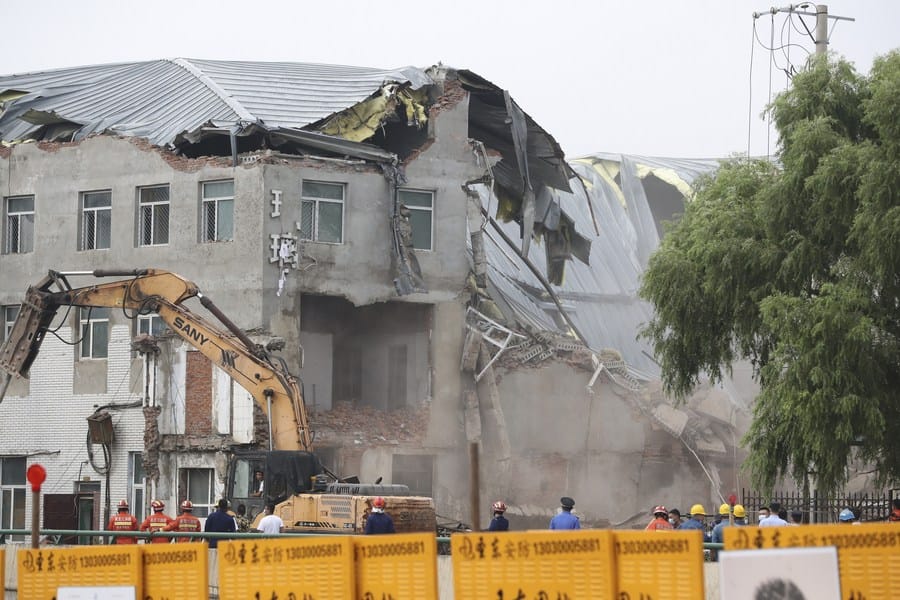 Effondrement d’un entrepôt en Chine : bilan, 9 morts