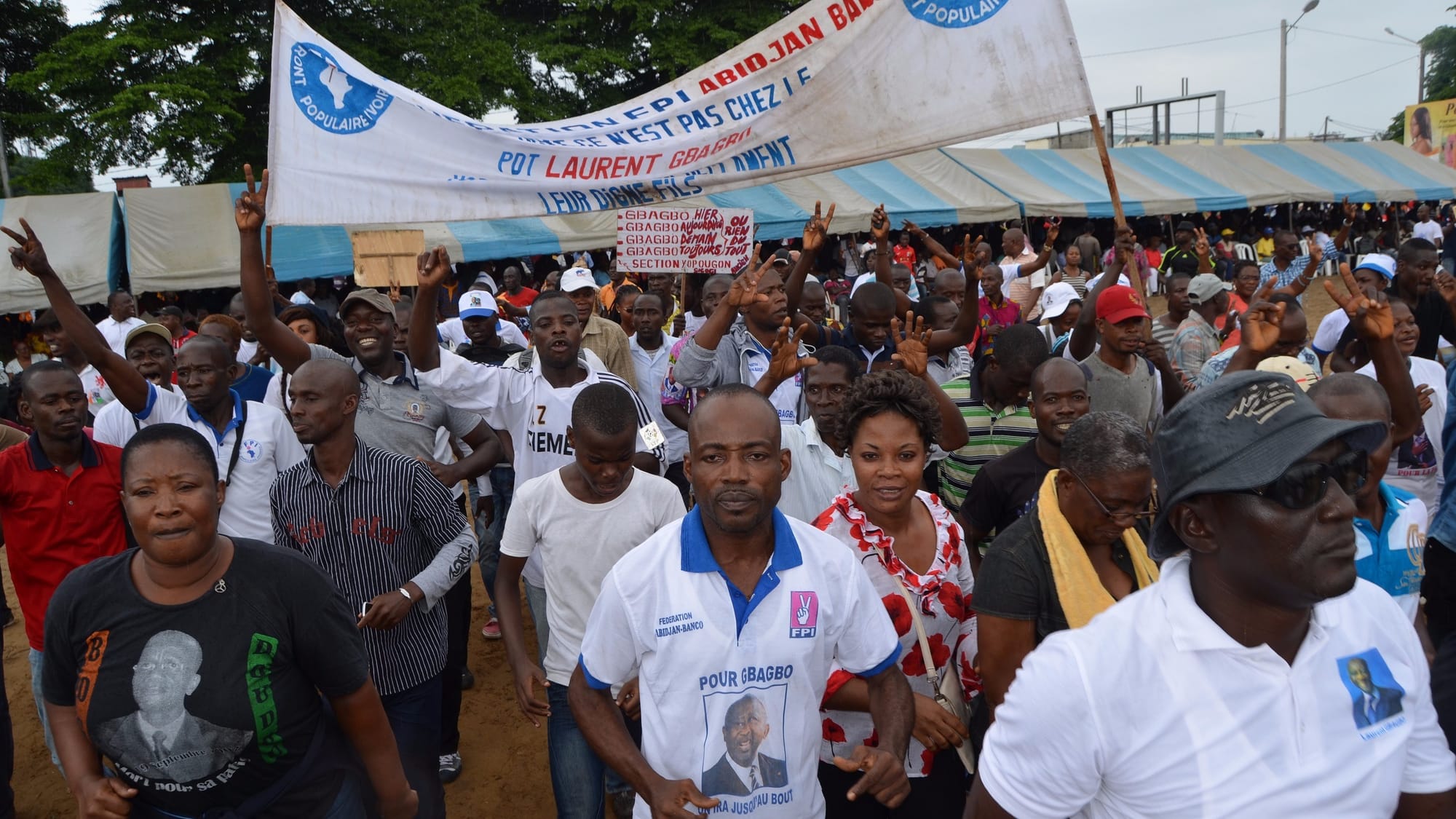 Droit de vote retiré à Gbagbo : manifestation des Gor devant la CEI