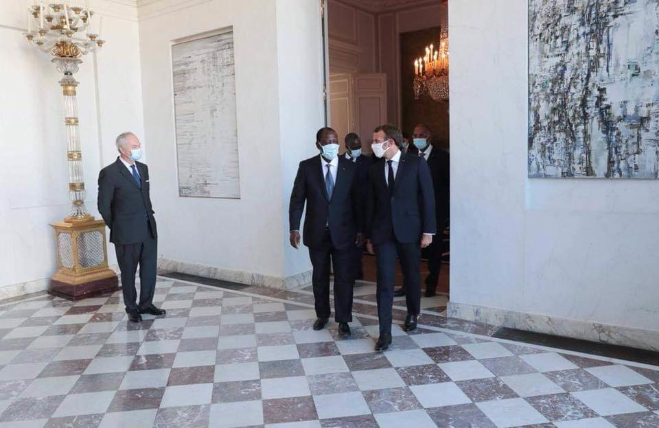 Ouattara et Macron au Palais de l’Élysée : ce qu’on sait de leur rencontre