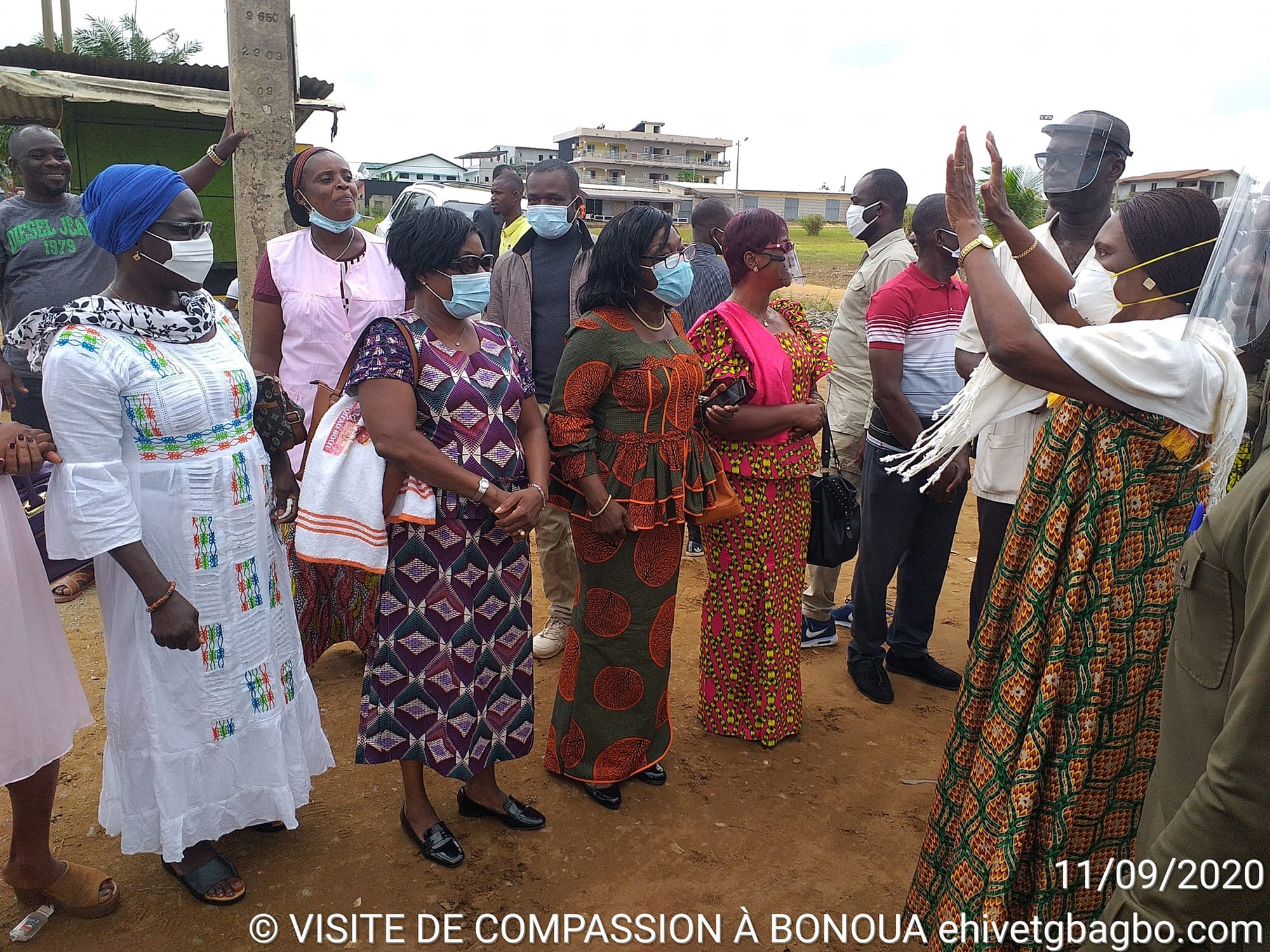Simone Gbagbo à Bonoua