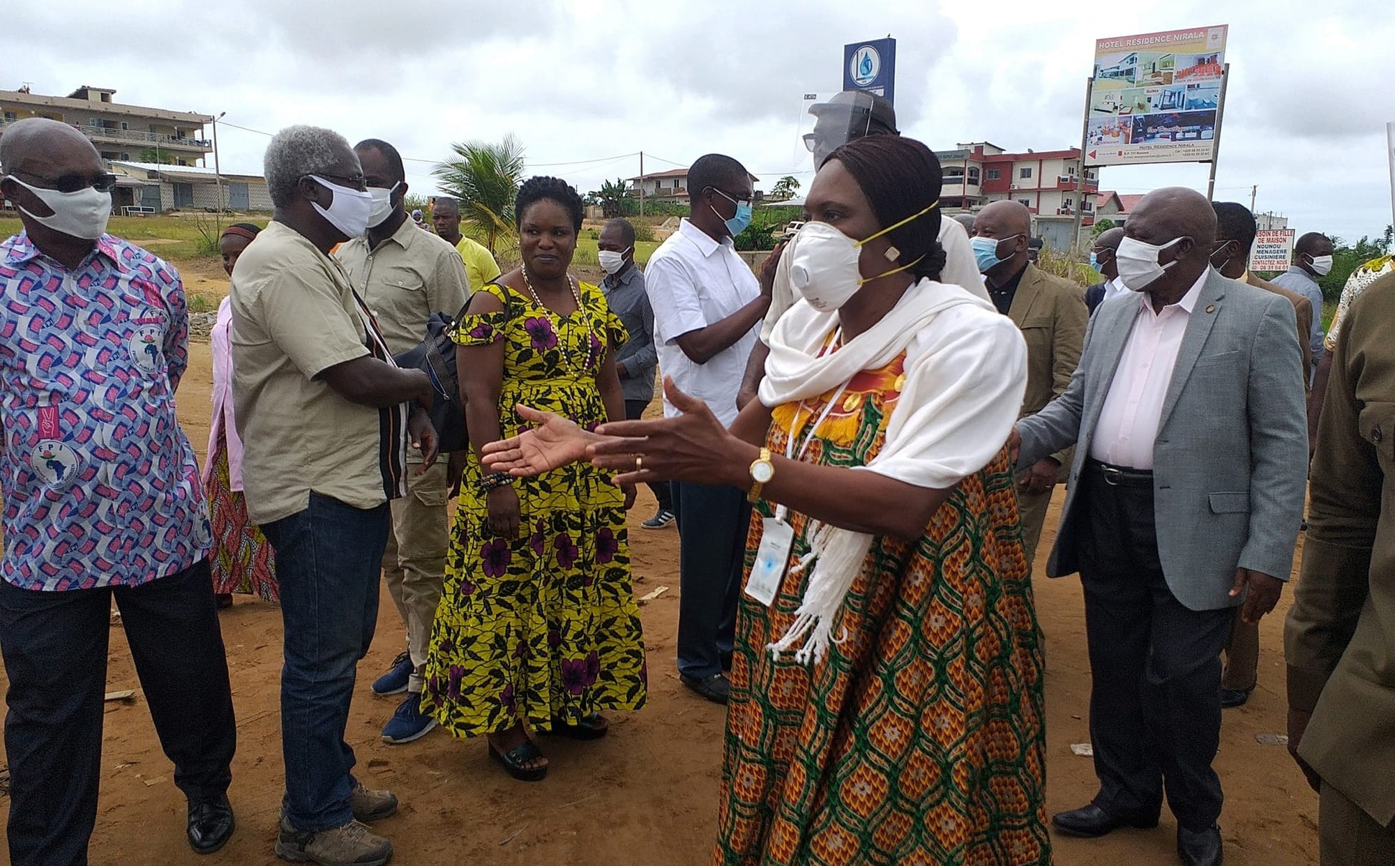 Simone Gbagbo à Bonoua