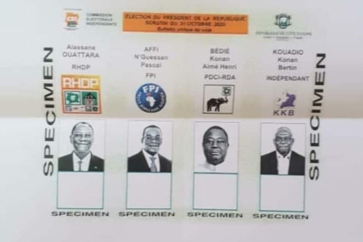 Bédié et Affi n’ont pas retiré leurs  affiches et bulletins de vote pour la présidentielle du 31 octobre 2020