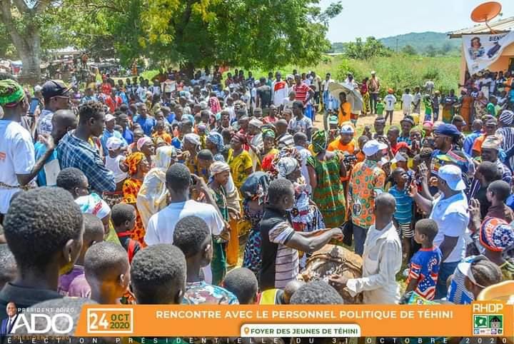Présidentielle 2020: Le RHDP invite ses militants de Téhini à voter massivement pour Ouattara – Actualité ivoirienne 28/10/2020