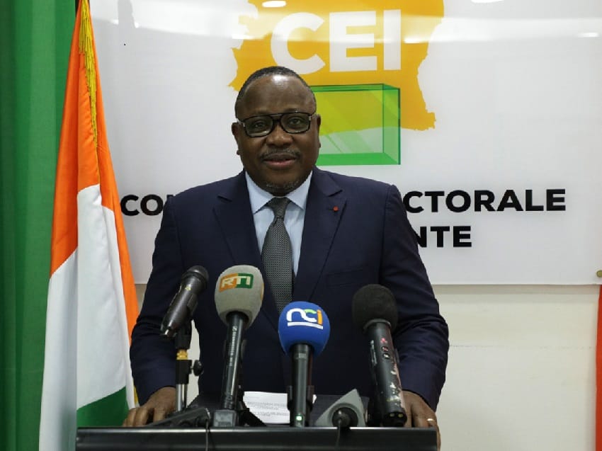Coulibaly Ibrahim Kuibiert, président de la CEI