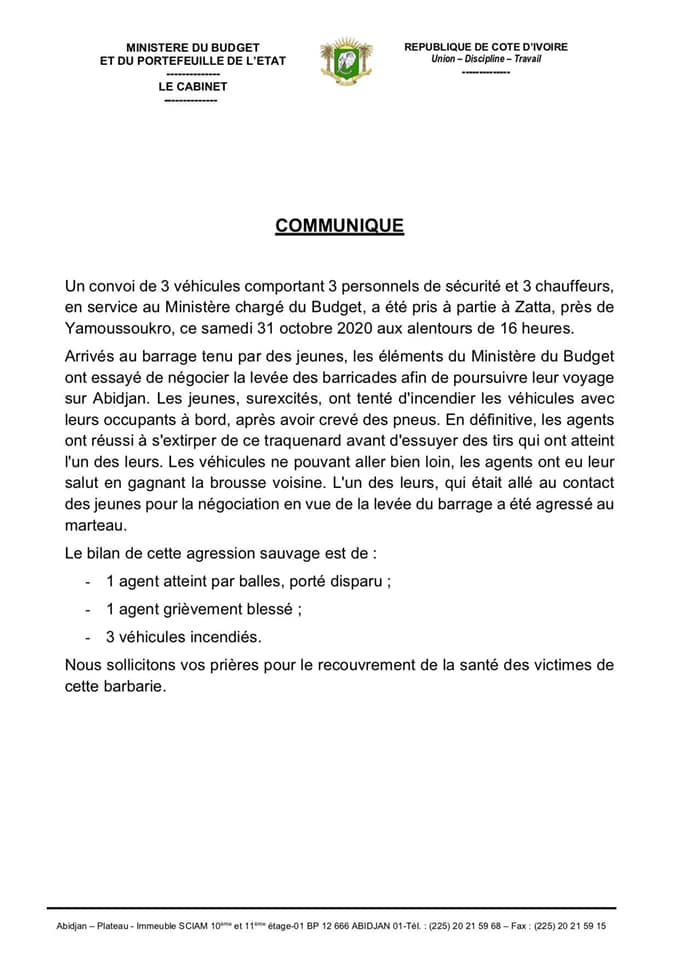 Tout sur l'attaque du cortège de Moussa Sanogo